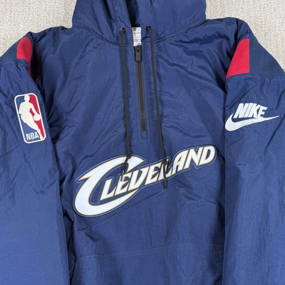 Nike Therma-Fit Mens Large Cleveland Cavaliers Windbreaker Jacket HQ5326-419
